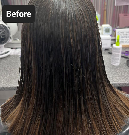 Hair styled at Lynnaires Hair